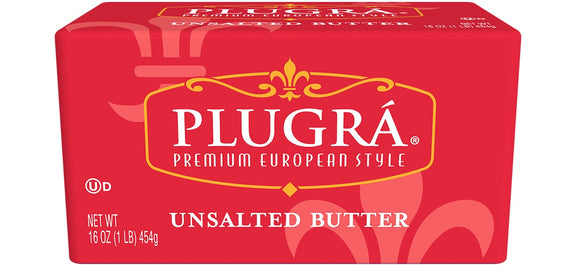 Plugra Unsalted Butter 1lb