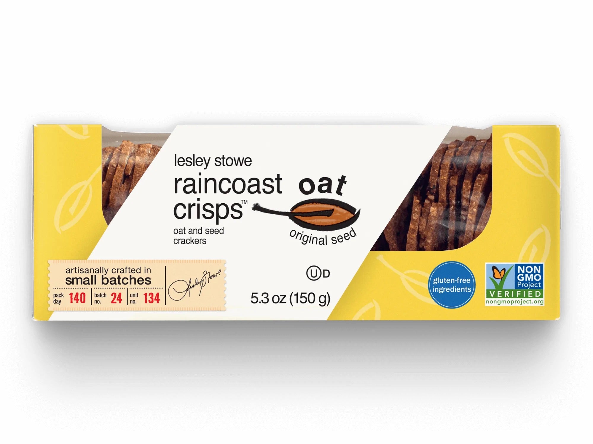 Raincoast Crisps Oat and Seed Gluten Free Crackers So Damn Gouda
